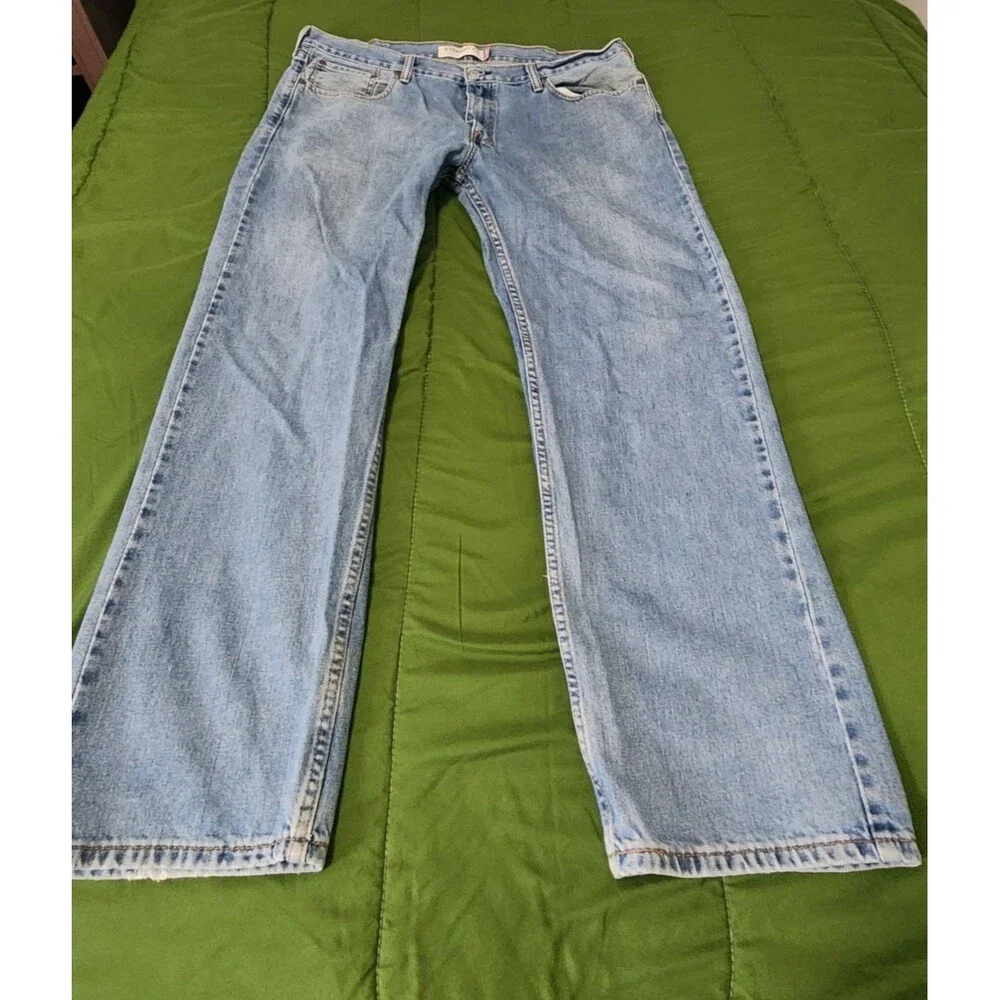 Levi’s 505 Vintage Straight Fit Light Wash Men's Jeans Size 40X30
